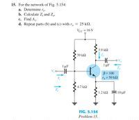 Answered For The Network Of Fig A Determine R B