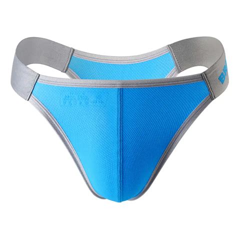 PU Leather Gay Swim Thong Men Swimwear Briefs Brave Person Tanga String