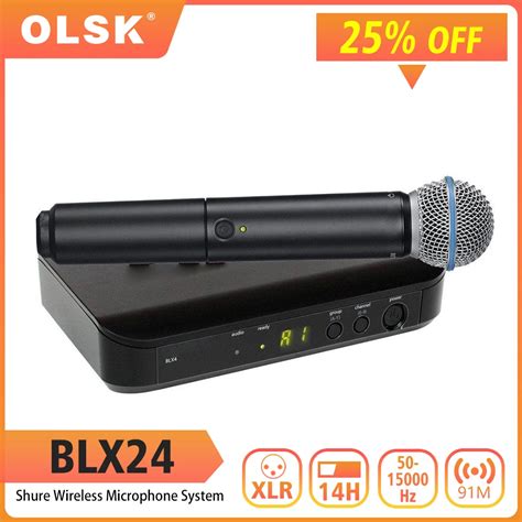 Sistema Inal Mbrico Blx Microphonepg Beta Sm Con Receptor