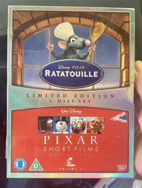 Ratatouille Pixar Short Films Disney Ltd Disc Dvd Set Vgc Free