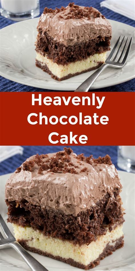 Heavenly Chocolate Cake Recipe Chocolate Dessert Recipes Cake