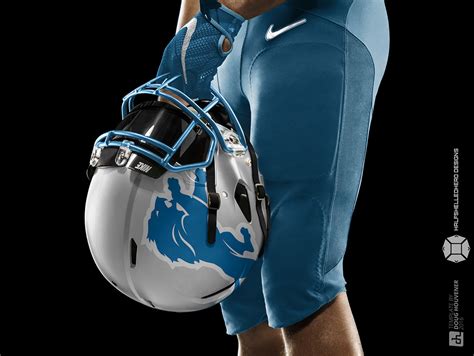 David D'Sharp Edge: Detroit Lions Uniform Concept 2017