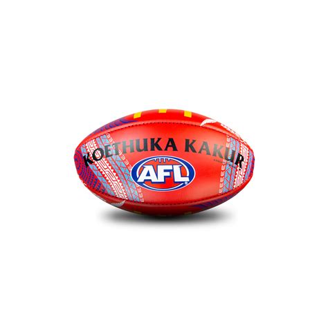 2024 Sir Doug Nicholls Round Game Ball Red