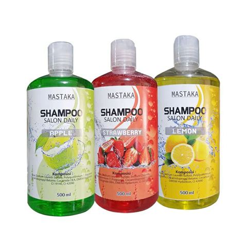 Jual SALON DAILY SHAMPOO MASTAKA 500ML DEWASA ANAK ANAK STRAWBERRY