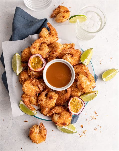 Air Fryer Coconut Shrimp With Habanero Passion Fruit Dipping Sauce