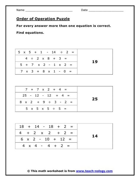 Pemdas Worksheets Free Worksheets Library | Free Worksheets Samples