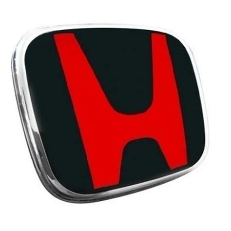 Jual Emblem Honda Jdm Black Red Universal Depan Atau Belakang Di Lapak