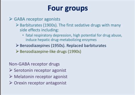 Sedative Hypnotic Drugs Flashcards Quizlet