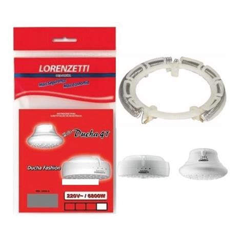 Lorenzetti Resistência Bella Ducha 4t Ultra 220v - Resistência Bella Ducha Ultra 4T 220v 6800w Lorenzetti - Resistências ...