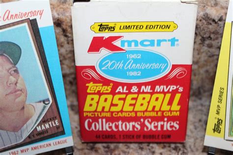 Topps Kmart Th Anniversary Baseball Cards Etsy