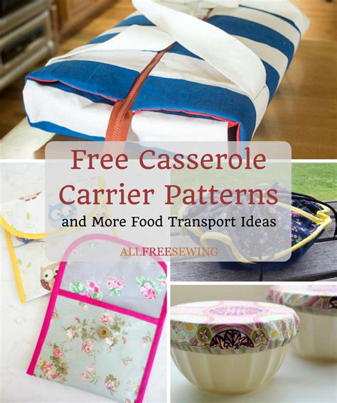 25 Free Casserole Carrier Patterns