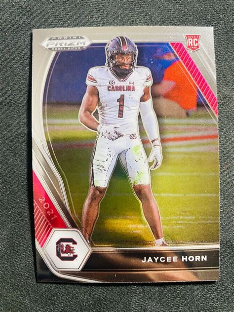 2021 PANINI PRIZM DRAFT PICKS 142 JAYCEE HORN NM MT ROOKIE NFL