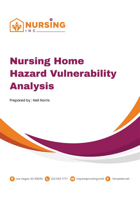 Nursing Home Hazard Vulnerability Analysis Template Edit Online And Download Example