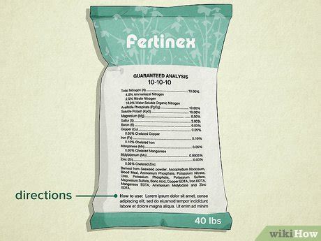 3 Ways To Read A Fertilizer Label WikiHow Life