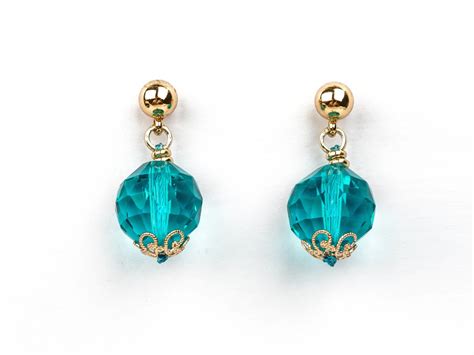 Boucles D Oreilles Intemporelles Turquoise Habiba Jewellery