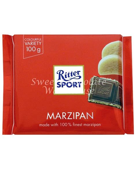 Ritter Sport Dark Marzipan 100g | Sweet Chocolate Warehouse