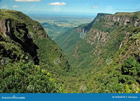 Trekking In Serra Geral National Park Del Sud Fotografia Stock