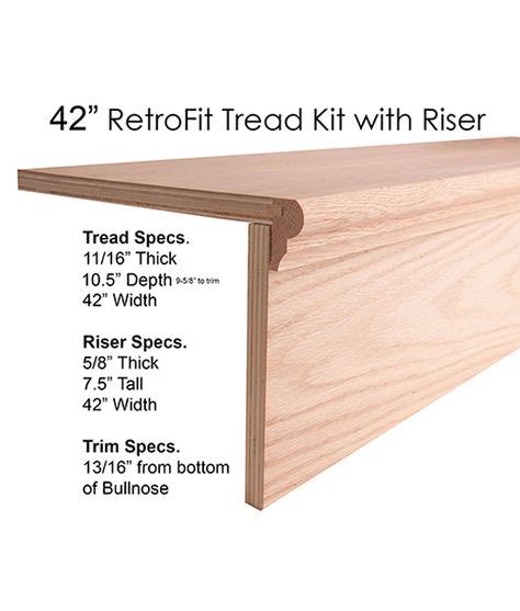 11 RetroFit Stair Tread Kits ideas | stair remodel, stair treads, hardwood