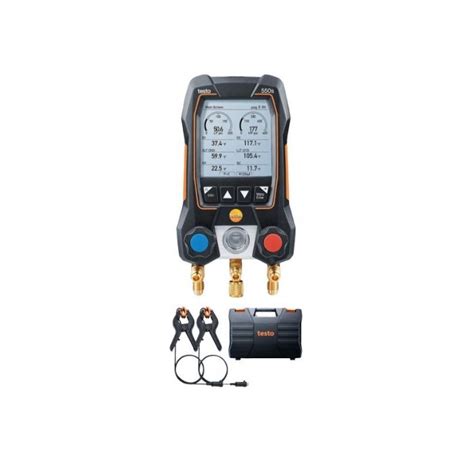 0564 5501 01 Testo 550s Digital Manifold Kit With Temperature Probes