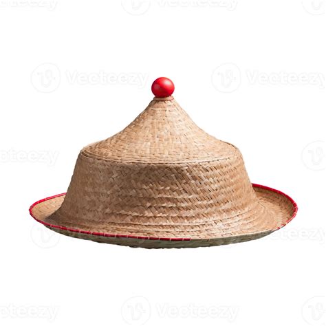 Ai Generated Chinese Hat Isolated On Transparent Background 36398155 Png