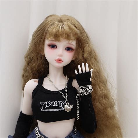 Bjd Doll 1 4 Resin Ball Jointed Doll Body Girl Female Full Set Handmade