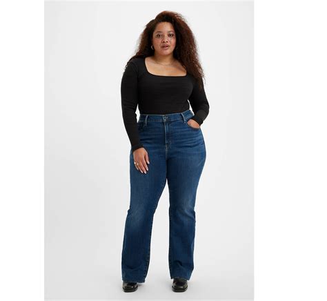 725™ High Rise Bootcut Jeans Plus Size Blue Levis® Gb