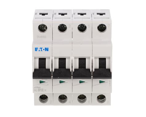 Wyłącznik nadprądowy 4P B 12A 15kA AC FAZ-B12/4 279032 – EATON | TIM SA