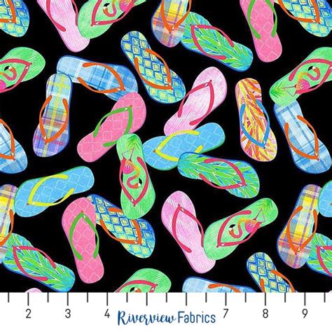 Flip Flop Fabric Etsy