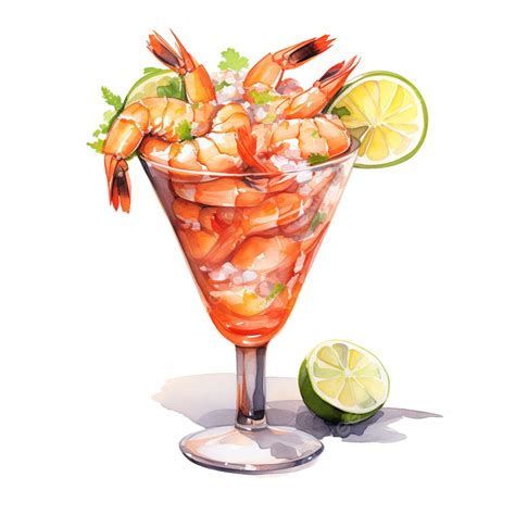 Shrimp Cocktail Food Clipart Birthday PNG Transparent Image And