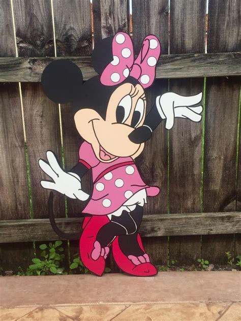 Minnie Mouse Wood Cutout Minnie Mouse Birthday Party