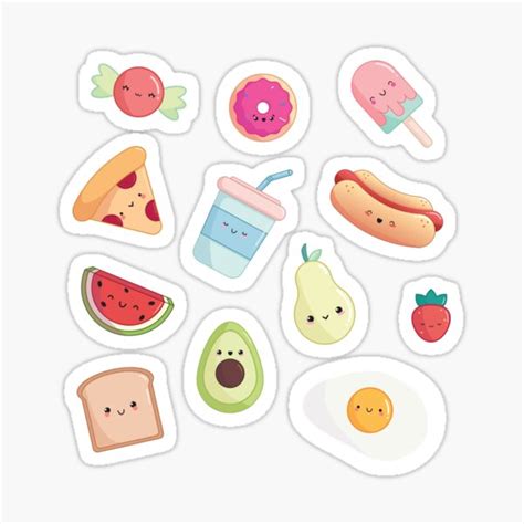 Printable Cute Food Stickers Ubicaciondepersonas Cdmx Gob Mx