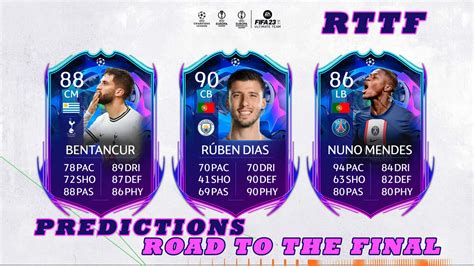 Fifa Rttf Predictions With Bentancur Dias And Diogo Jota Road To