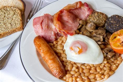 Full Irish breakfast — Stock Photo © yktr #78250086