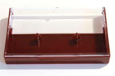 Clearburgundy Norelco Case For Audio Cassettes Cassette Boxes