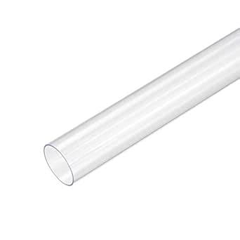 Uxcell PVC Rigid Round Clear Tubing 30mm ID X 32mm OD 0 5m Amazon