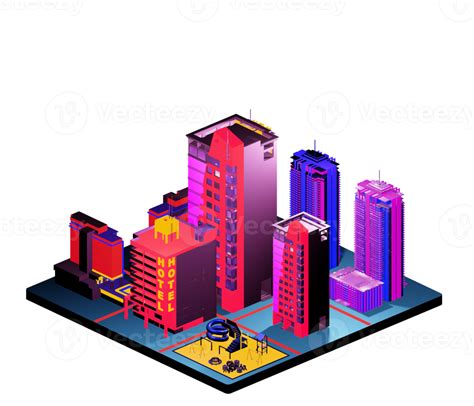 Isometric Building Arrangement 12065868 Png