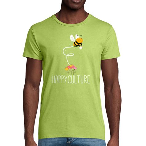 T Shirt Homme Coton Bio Happyculture