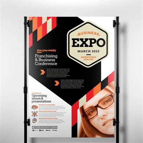 Business Expo Poster Template PSD Ai Vector BrandPacks With