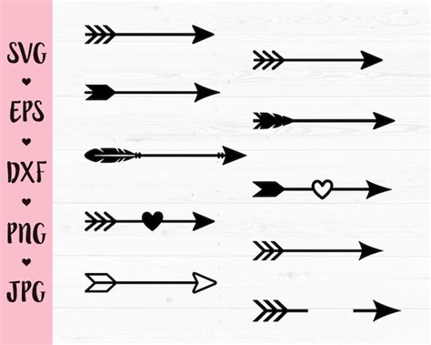 Arrow SVG Bundle Arrow cut file Arrow clipart Boho Tribal | Etsy