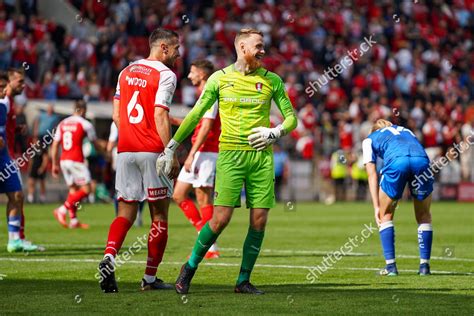 Rotherham United Goalkeeper Viktor Johansson Editorial Stock Photo