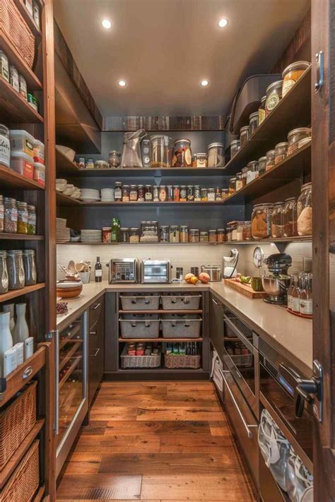 Storage Reimagined In 29 Modern Pantries Featuring Rustic Elements