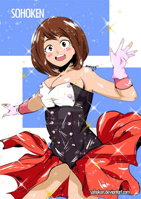 Ochaco Uraraka Smash Tap By Sohoken On Deviantart