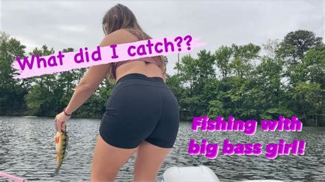 Lake Fishing With Big Bass Girl Wait Till You See What I Catch