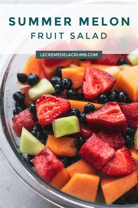 Summer Melon Fruit Salad Healthy Fruit Salad Recipes Easy Holiday