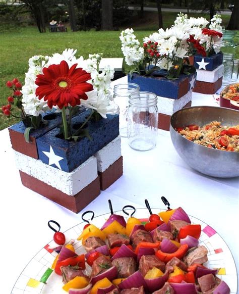 Diy Patriotic Decor American Flag Centerpiece Diy Patriotic Decor