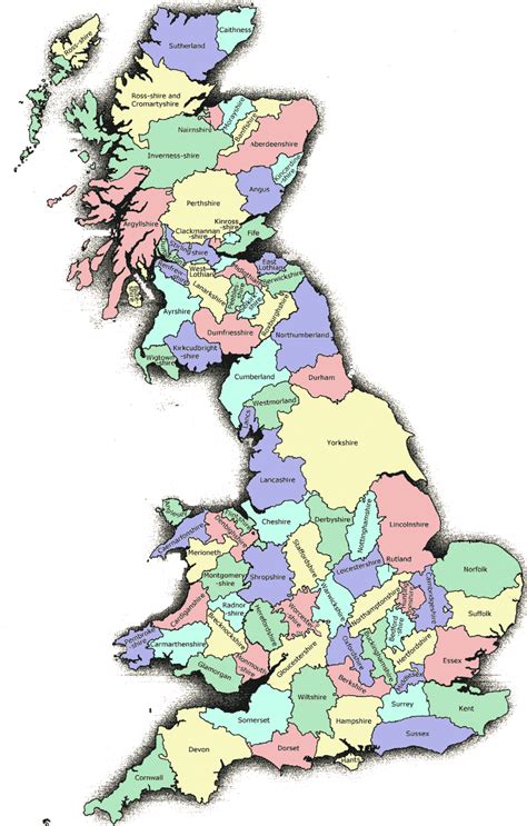 map  united kingdom