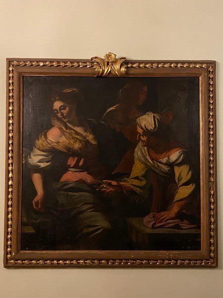 Le Tre Parche Oil On Canvas Period 17th Century Vinterior