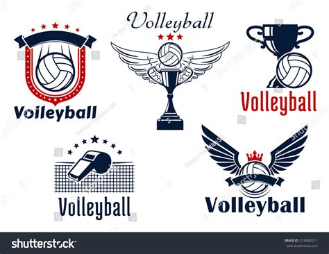 366 Volleyball Wings Logo Images Stock Photos Vectors Shutterstock