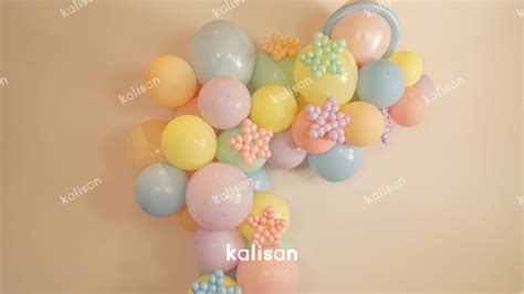 Kar K Renk Mini Makaron Balonlar Kalisan Balon