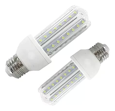 Lâmpada Compacta Led Tipo Milho 5w Branco Frio Kit 5 Peças